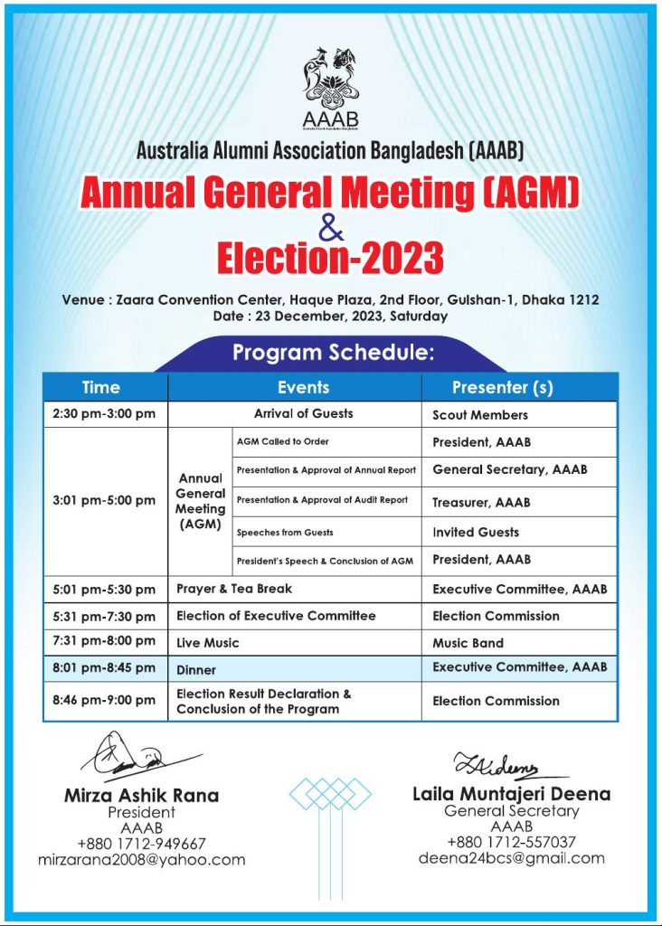 AGM and Election 2023